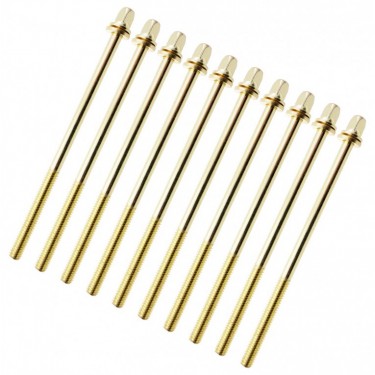 TRC-102W-BR - 102mm Tension Rod Brass with washer - 7/32" Thread (x10)