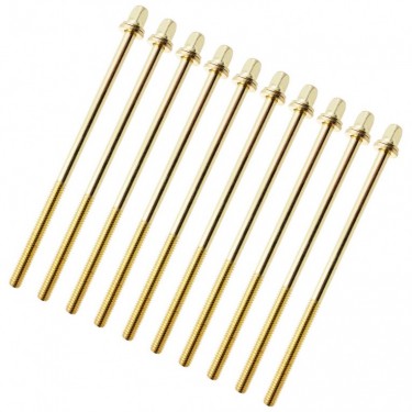 TRC-110W-BR - 110mm Goldfarbene Spannschrauben mit Washer - Gewinde 7/32" (x10)