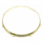 HDC3-14-8SBR - 14" 8 Holes Snare Side Brass 3mm Die Cast Drum Hoop