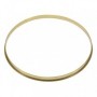 HSFB23-14RA - 14" 2.3mm Raw Brass Single Flange Drum Hoop