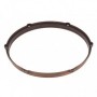 HDC3-12-6VBC - 12" 6 Holes Black 3mm Die Cast Drum Hoop - Vintage Brushed Copper