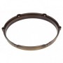 HDC3-10-6VBB - 10" 6 Holes Black 3mm Die Cast Drum Hoop - Vintage Brushed Brass