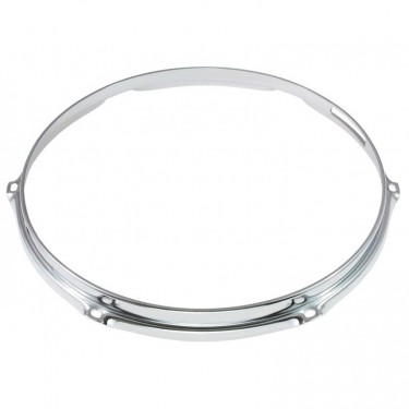 HS23-10-6S - 10" 6 Holes Snare Side 2.3mm S-Style Triple Flange Drum Hoop