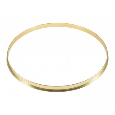 HSFB23-14BR - 14" 2.3mm Brass Single Flange Drum Hoop