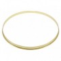 HSFL23-10BR - 10" Brass 2.3mm Steel Single Flange Drum Hoop