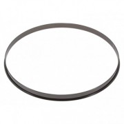 HSFL23-10BK - 10" Black 2.3mm Steel Single Flange Drum Hoop