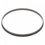 HSFL23-12BK - 12" Black 2.3mm Steel Single Flange Drum Hoop