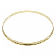 HSFL23-13SBR - 13" Snare Side Brass 2.3mm Steel Single Flange Drum Hoop