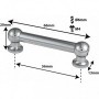 TL12D56 - Tube Lug - 56mm - Double Ended (x1)