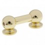 TL13D38-BR - Spannböckchen Tubelug Goldfarbene - 38mm - Doppelte Spannschrauben (x1)