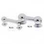 TL13D38-BR - Spannböckchen Tubelug Goldfarbene - 38mm - Doppelte Spannschrauben (x1)