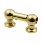 TL1D25-BR - Spannböckchen Tubelug Goldfarbene - 25mm - Doppelte Spannschrauben (x1)