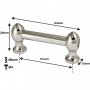 TL7S51B - Bass Drum Tube Lug - 51mm - Single Ended (x1)