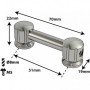 TL8S51 - Spannböckchen Tubelug - 51mm - Einzigen Spannschrauben (x1)