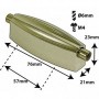 L16SD-BR - Spannböckchen Snaredrum Goldfarbene - 57mm (x1)