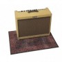 VP&A-BLR - Vintage Persian Pedal&Amp 80 x 60cm Anti-Slip - Black Red