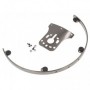 SPT-UN-13-6-BK - Rims / Suspension Tom 13" 6 Tirants Noir - Plaque Universelle