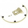 SPT-UN-10-6-BR - Rims / Suspension Tom 10" 6 Tirants Doré - Plaque Universelle