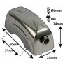 L19SD-BK - Spannböckchen Snaredrum Schwarze - 51mm (x1)