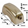 L19SD-BR - Snare Drum Lug - Brass - 51mm (x1)