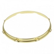 HS23-14-8BR - 14" Spannreifen 8-Loch Goldfarbene S-Stil dreifache Flansch 2.3mm