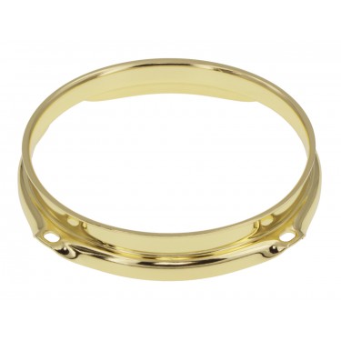 H23-6-4BR - 6" 4 Holes Brass 2.3mm Super Triple Flange Drum Hoop