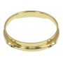H23-6-4BR - 6" 4 Holes Brass 2.3mm Super Triple Flange Drum Hoop