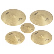 Set 5 Cymbales Silencieuces Mute - 14" 16" 18" 20" 10" - Finition Brass