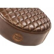 RLST-BRWN - Real Leather Seat - Brown