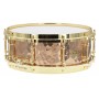 BZH-5014DHBR - Hammered Bronze Shell Series 14" x 5" Snare Drum - Die Cast Hoops