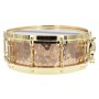 BZH-5014DHBR - Hammered Bronze Shell Series 14" x 5" Snare Drum - Die Cast Hoops