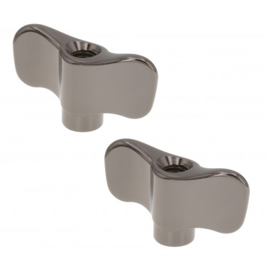 WN8-4BK - Cymbal Wing Nut M8 (x2) - Black