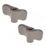 WN8-4BK - Cymbal Wing Nut M8 (x2) - Black