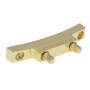 STOB5-BR - Deluxe Snare Strainer Die Cast Butt Plate 62mm - Brass