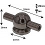 L24SD-BK - Snare Drum Lug - Single Drilling Point Black (x1)