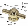 L24SD-BR - Snare Drum Lug - Single Drilling Point Brass (x1)