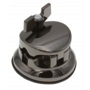 TB10BK - Coquille Ronde Deluxe Support Tom / Tom Basse Noir 50mm (x1)
