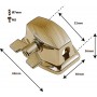 TB8BR - Fijación Tom / Timbal Base Ø9.5-10.5mm - 52mm Dorado (x1)